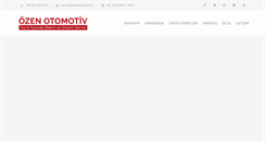 Desktop Screenshot of ozenotoservis.com